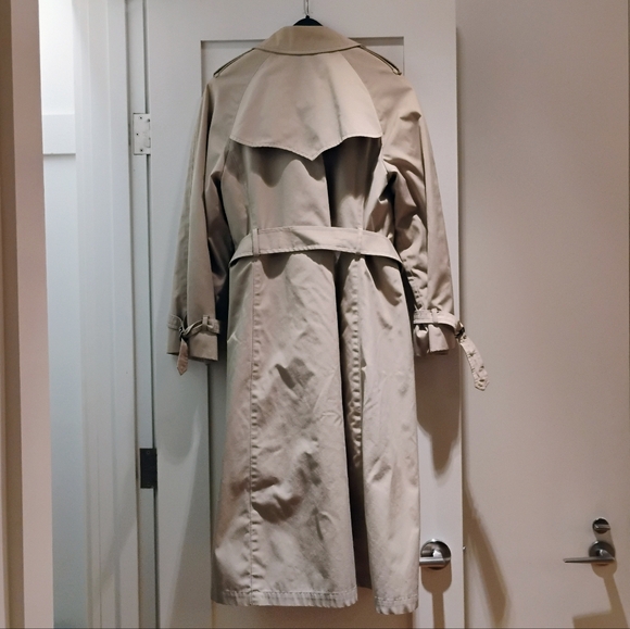 Vintage London Fog Women's Trench Coat With Removable Fleece Lining - Size 10R - Picture 4 of 13